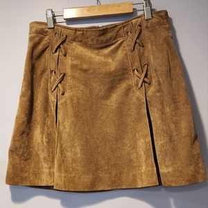 Faux suede skirt size Medium